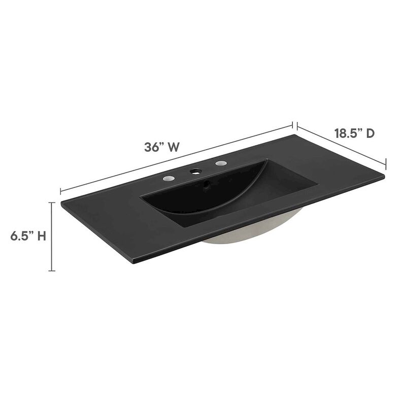 Modway Cayman 36 Bathroom Sink