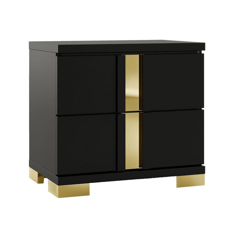 3pc Bedroom Set, Wood, 2 Nightstands image number 5