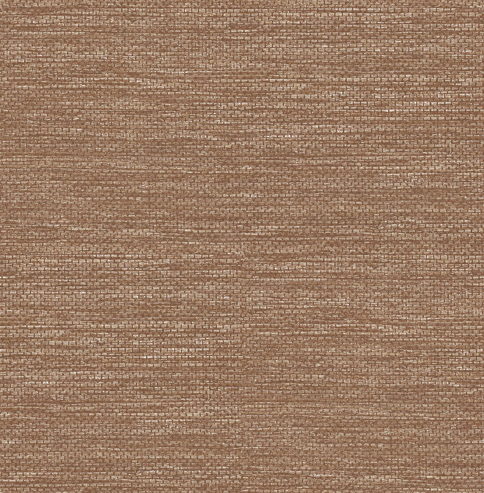 Malin Rust Faux Grasscloth Wallpaper (Set of 2)