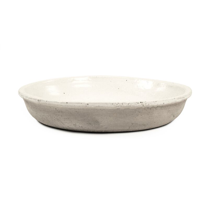 Distressed White Plate image number 1