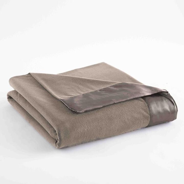 Micro Flannel All Seasons Lightweight Sheet Blanket, Full/Queen