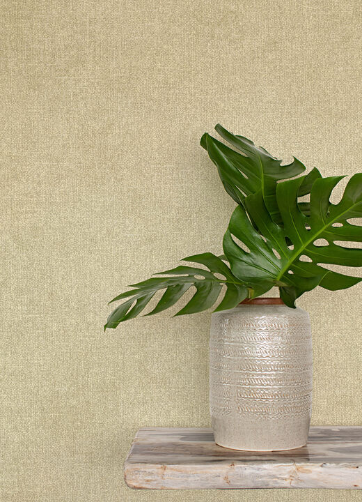 Homespun Light Brown Textured Wallpaper (Set of 2)