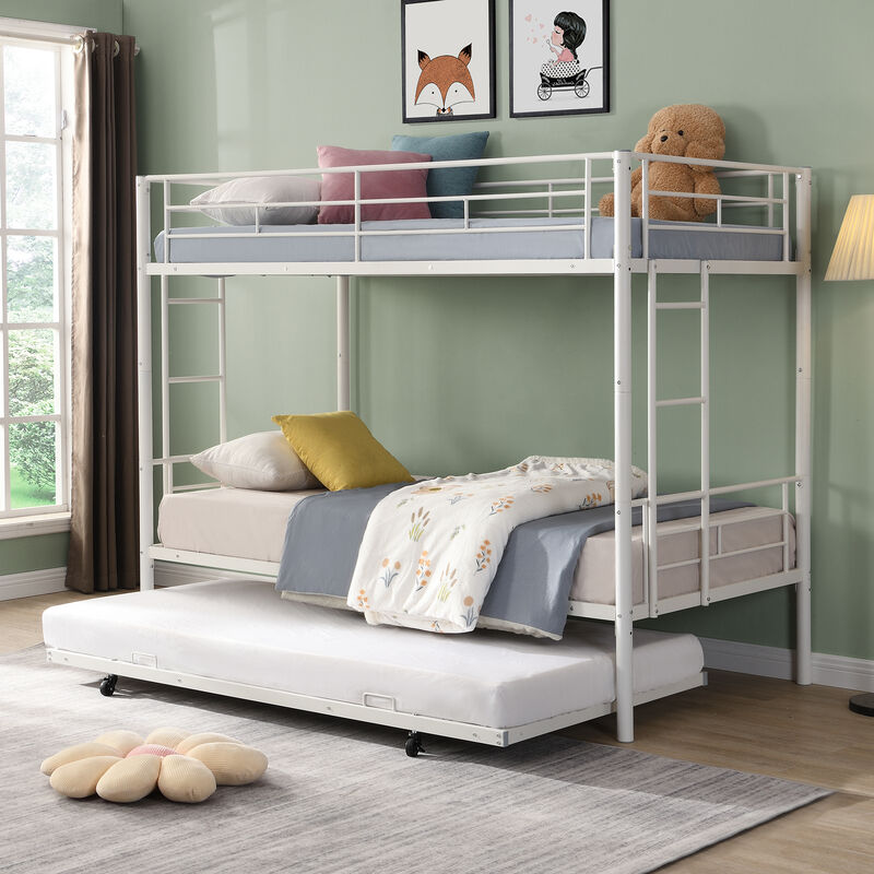 Merax Twin Over Twin Over Twin Triple Bunk Bed