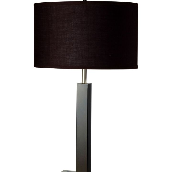ELEMENT ACE 30 Inch Tall Decorative Table Lamp with Fabric Shade for Living Room Bedroom Home Office Ambient Lighting Accent Piece