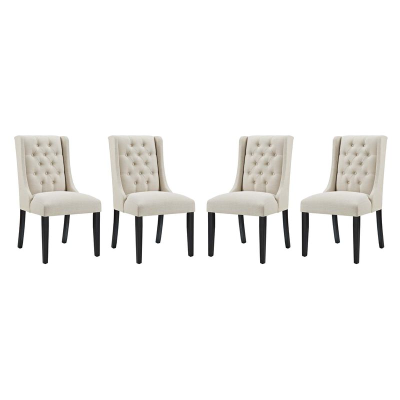 Baronet Dining Chair Fabric Set of 4 image number 0