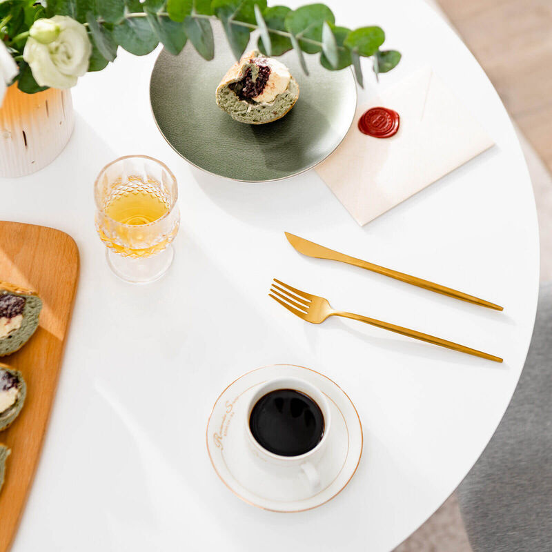 Modern Tulip Round Dining Table for Elegant Dining Spaces