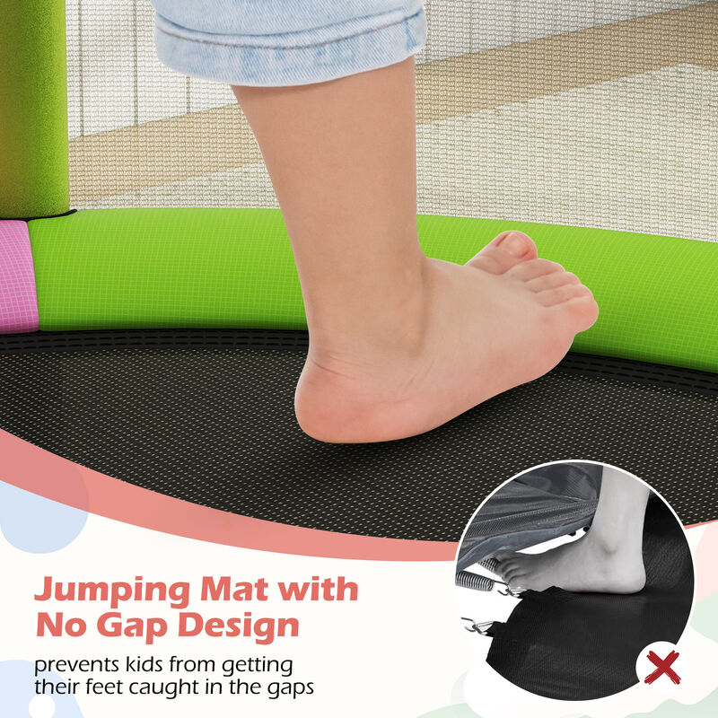 Kids Mini Trampoline Gift for Boys and Girls Ages 3 to 6 Years Old image number 3