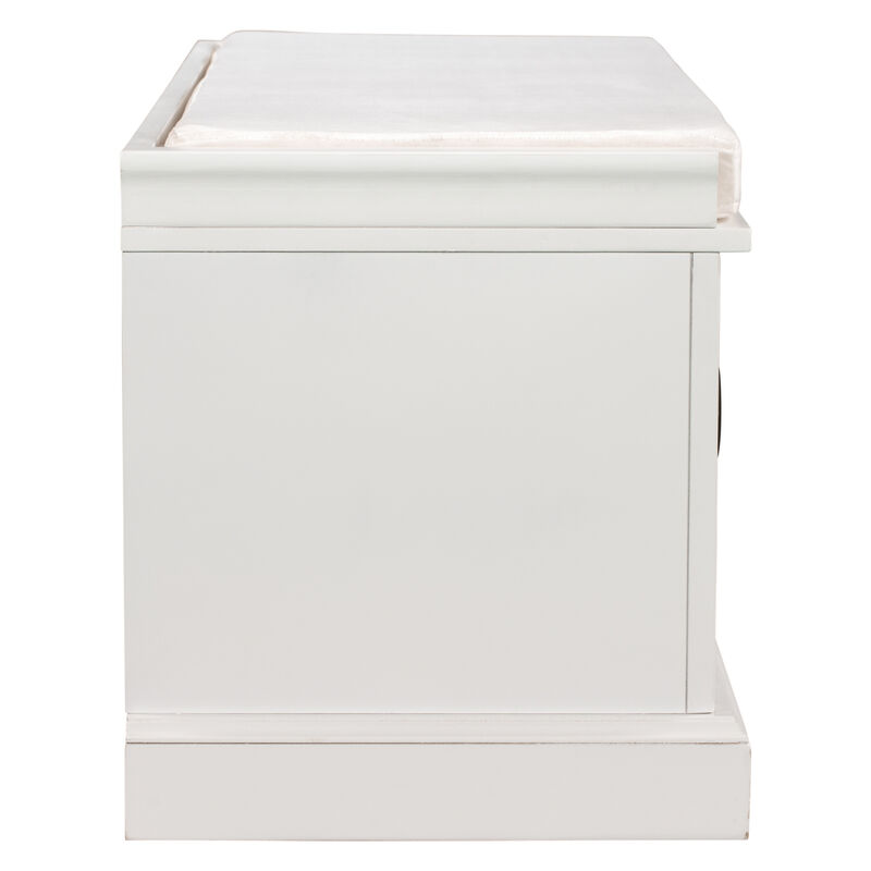Streamdale Stylish Storage Bench with Drawers & Cabinets image number 8
