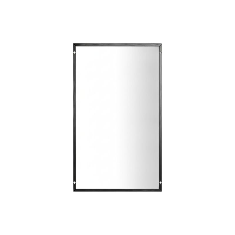 HomeRoots 59" Black Metal Framed Standing Mirror image number 0