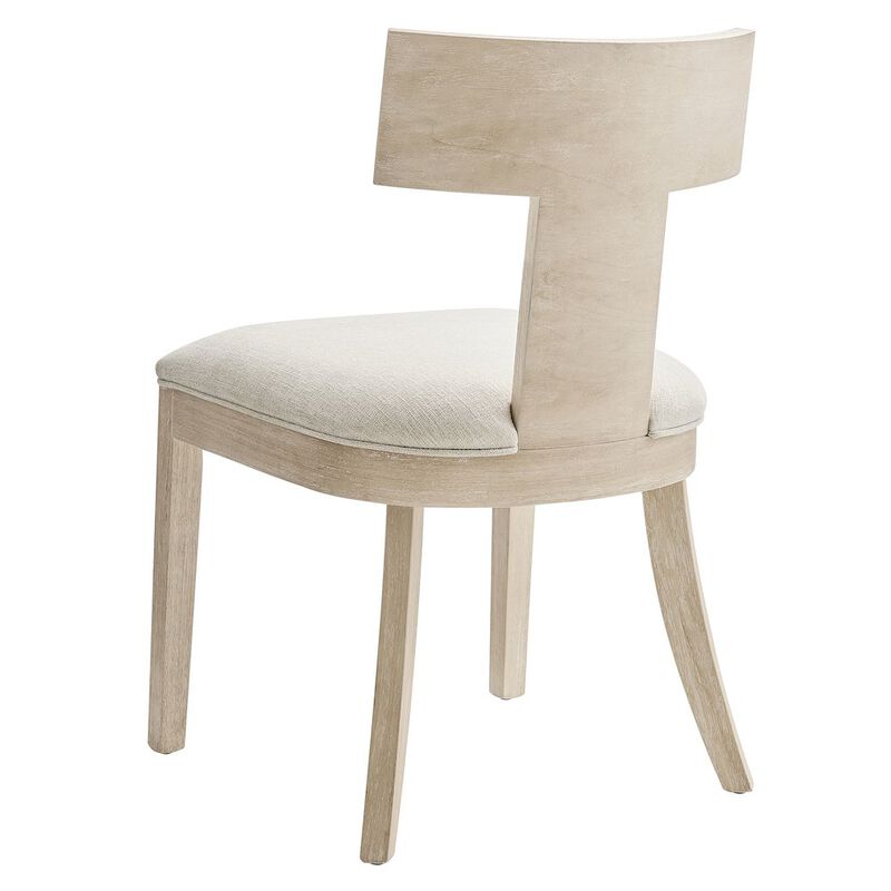 Peregrine Wood and Fabric Upholstered Dining Chairs Set of 2 image number 5