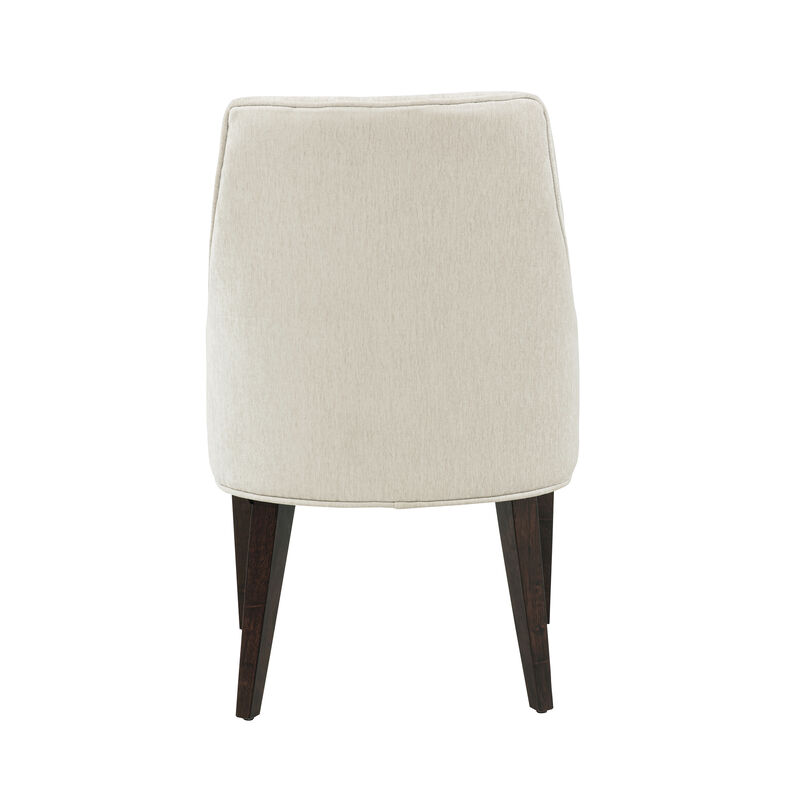 Beever White Dining Armchair