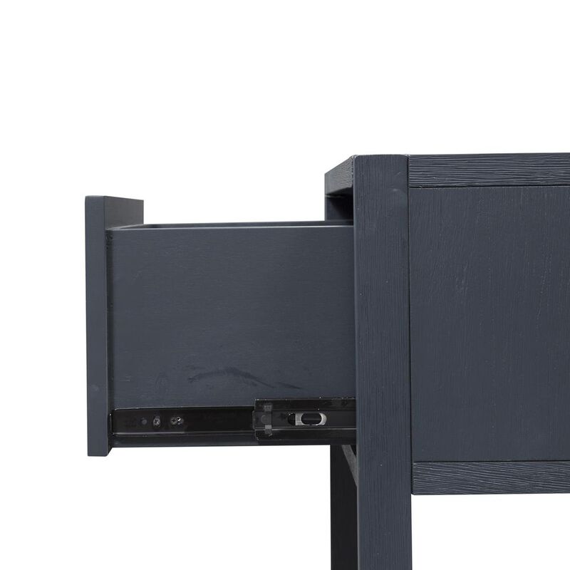 Liberty Furniture East End 1 Shelf Accent Table in Wirebrushed Denim image number 5