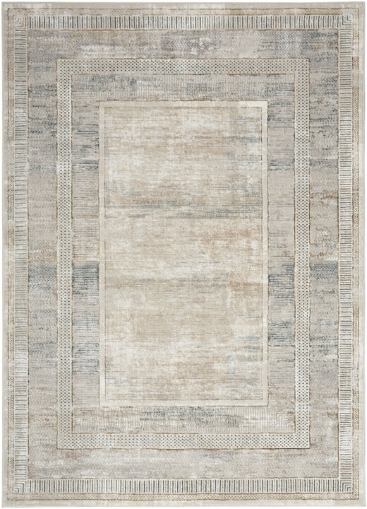 HomeRoots Geometric Non Skid Area Rug