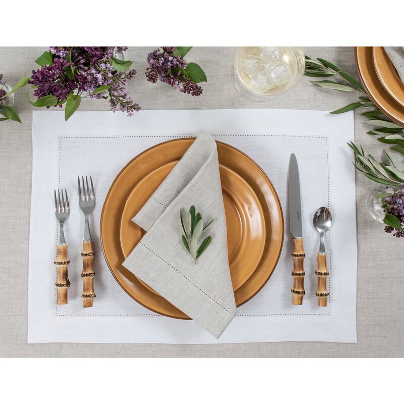 Linen Placemats - Medium Weight Hemstitch