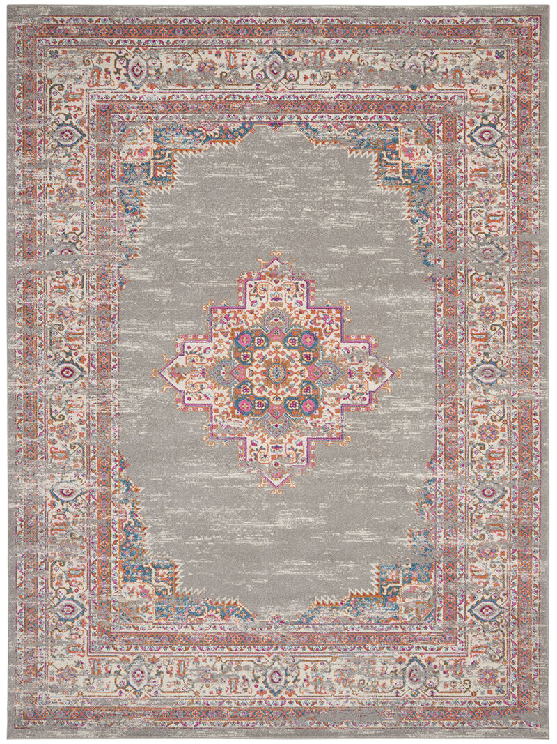Passion PSN03 Gray 9' x 12' Rug
