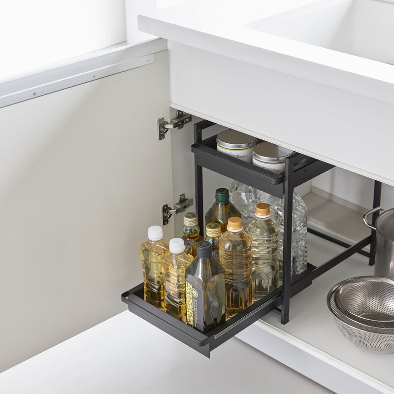 Two-Tier Pull-Out Shelf - Steel image number 8
