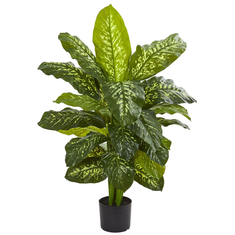 Hivvago 42" Dieffenbachia Artificial Plant (Real Touch)