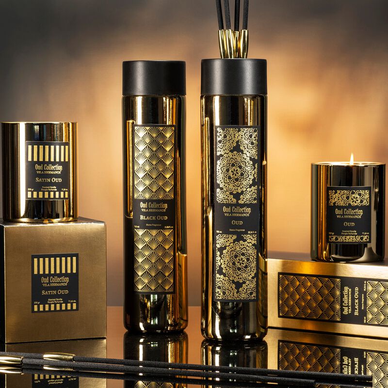 Reed Diffuser OUD COLLECTION 750ml Gold Black Oud 2.95 diam. x 13.39 in image number 2