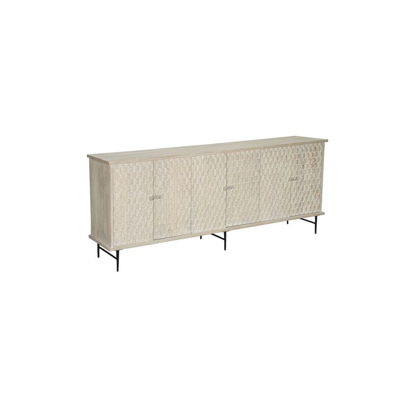 Taran Designs Renith 6-door Solid Wood Sideboard