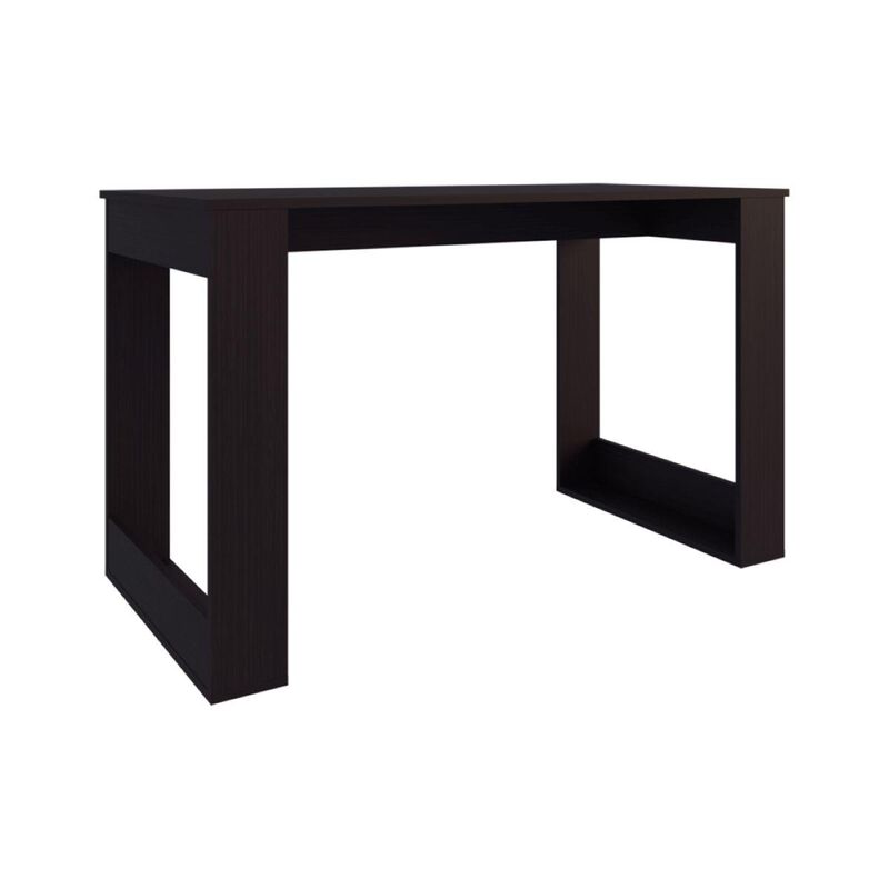 HomeRoots 47" Black Wood Computer Desk image number 2