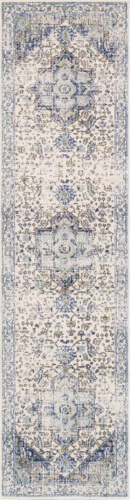 Pasargad Home Turkish Chelsea Design Ivory Runner- 2' 8'' X 10' 0''