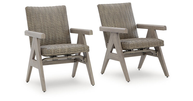 Carisbo Rocking Arm Chair (Set of 2) image number 0