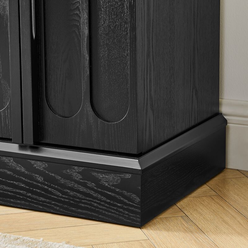 Fokink Mid Century Modern Fluted Sideboard Cabinet image number 7