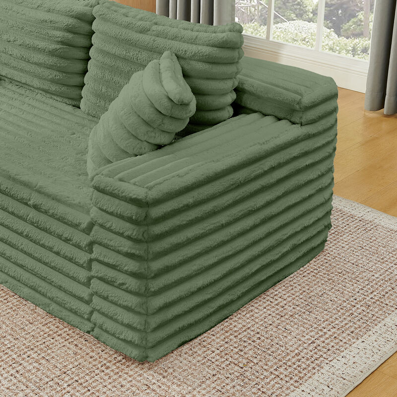 Snupdu 127" Cloud Couch Sectional image number 5