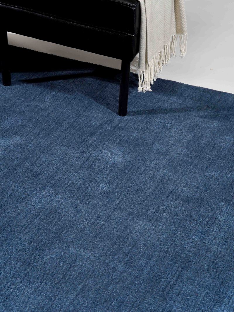 RUGSOTIC CARPETS HAND KNOTTED LOOM WOOL ECO-FRIENDLY AREA RUGS  - Rectangle, Solid Plain Design, High Pile Handmade Anti Skid Area Rugs for Living Room, Bed Room (L00111) image number 2