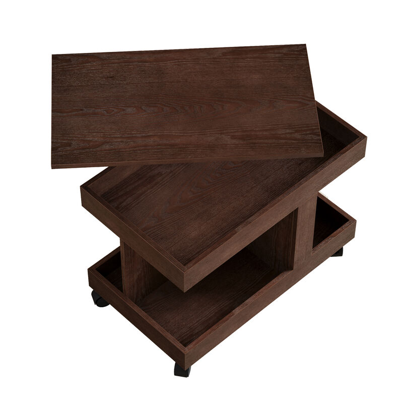 Votfri 360&deg; Rotating Desktop Side Table image number 3