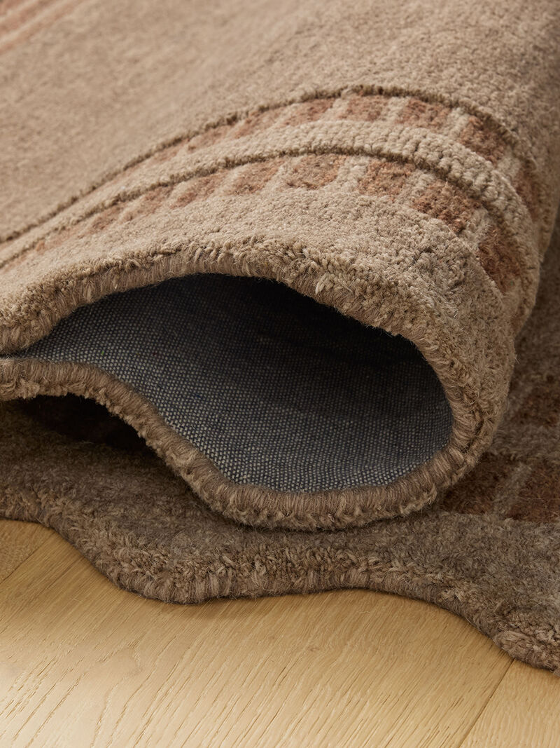 Scottie SCO01 Mocha/Clay 5' x 7'6" Rug by Chris Loves Julia x Loloi image number 3