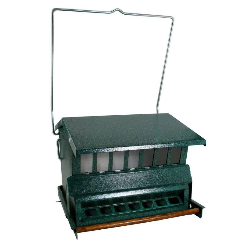 Rugged Metal Squirrel-Proof Bird Feeder for Easy Refills and Lasting Use