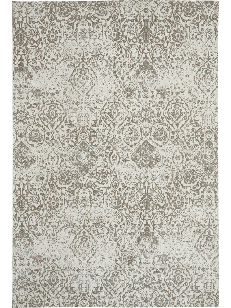 Damask DAS06 Ivory 6' x 9' Rug