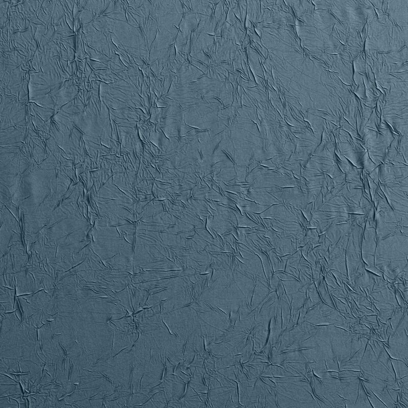 Ellis Curtain Portland Crushed Taffeta Rod Pocket Tailored Panel - 48x84", Blue