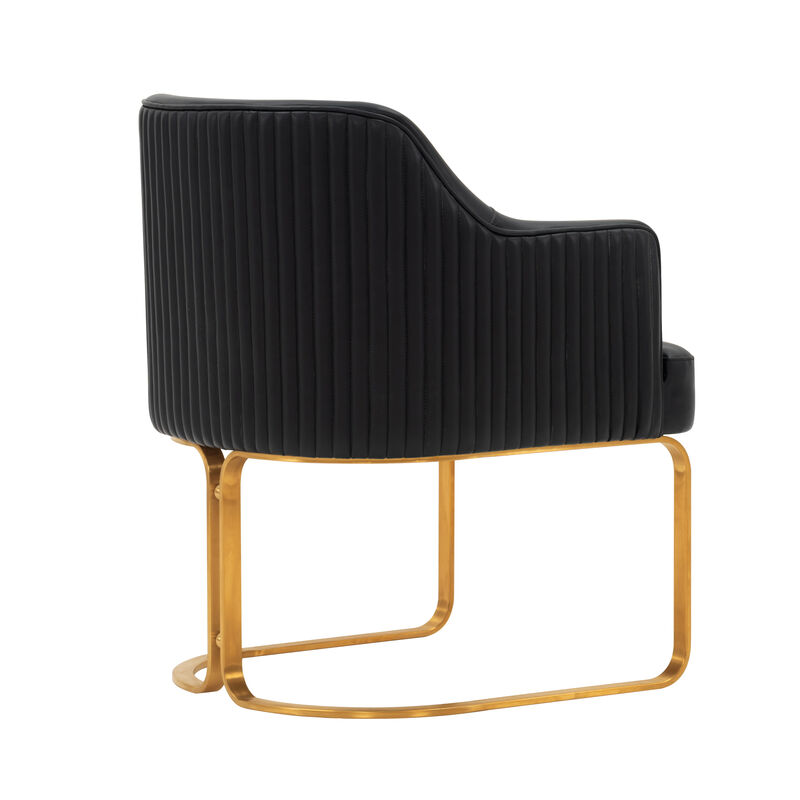 Raya Black Dining Arm Chair