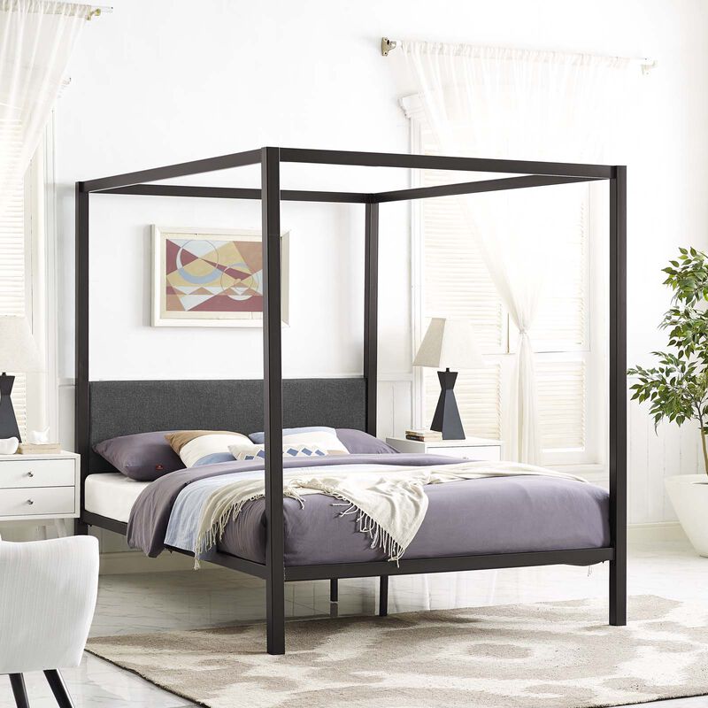 Modway - Raina Queen Canopy Bed Frame image number 1
