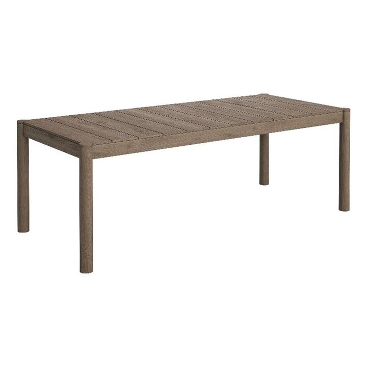Modway Nautica 60 Inch Round Metal Outdoor Patio Dining Table in Graphite &ndash; Weather-Resistant Outdoor Dining Table for Patio, Balcony, and Garden &ndash; Modern Outdoor Dining Table for 4 People