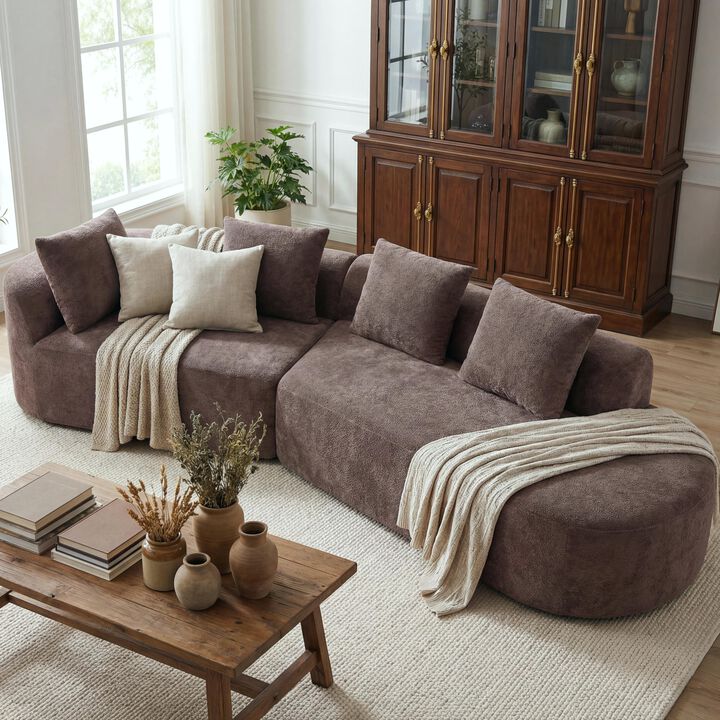 Gastdo  Curved Sectional Sofa