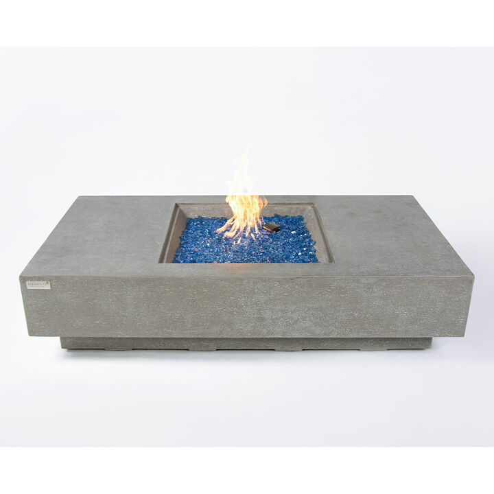 Elementi Concrete Outdoor Fire Pit Table with Lid