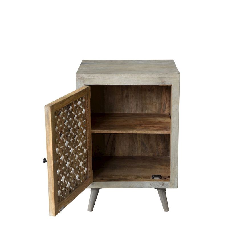 Alex Hamilton Halle Hand-carved Nightstand