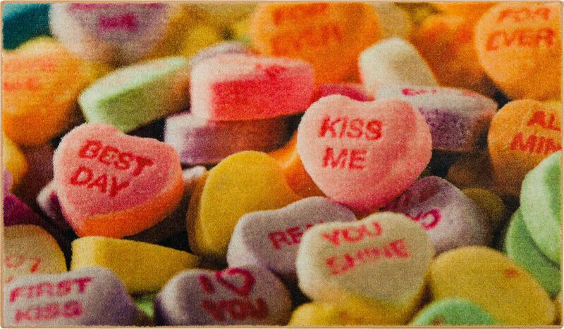 Kiss Me Candy Multi 2' 6" x 4' 2" Kitchen Mat