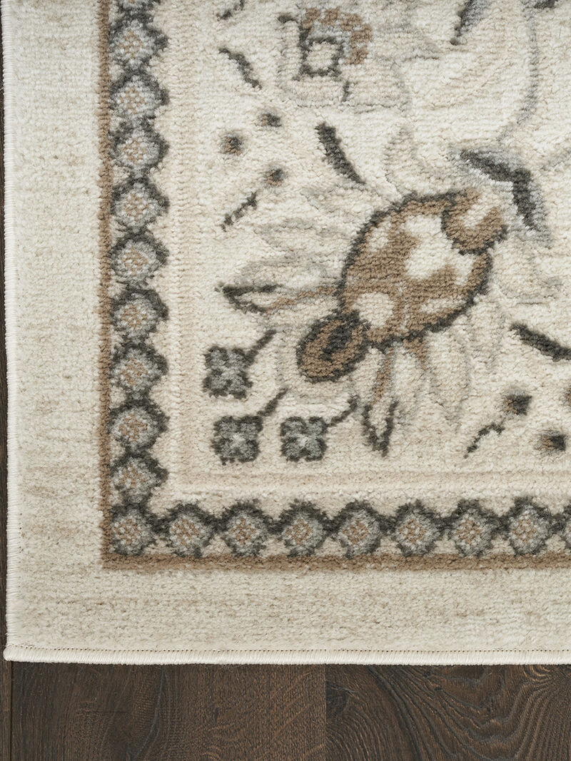 Serenity Home SRH02 Ivory/Mocha 10' x 14' Rug