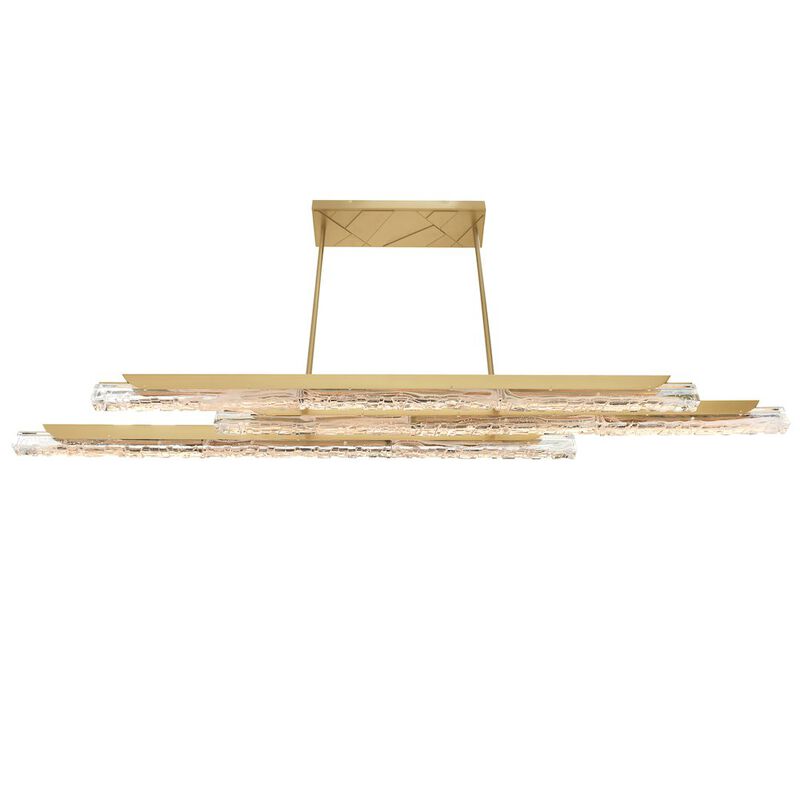 CWI Lighting Valira Integrated LED Brass Chandelier