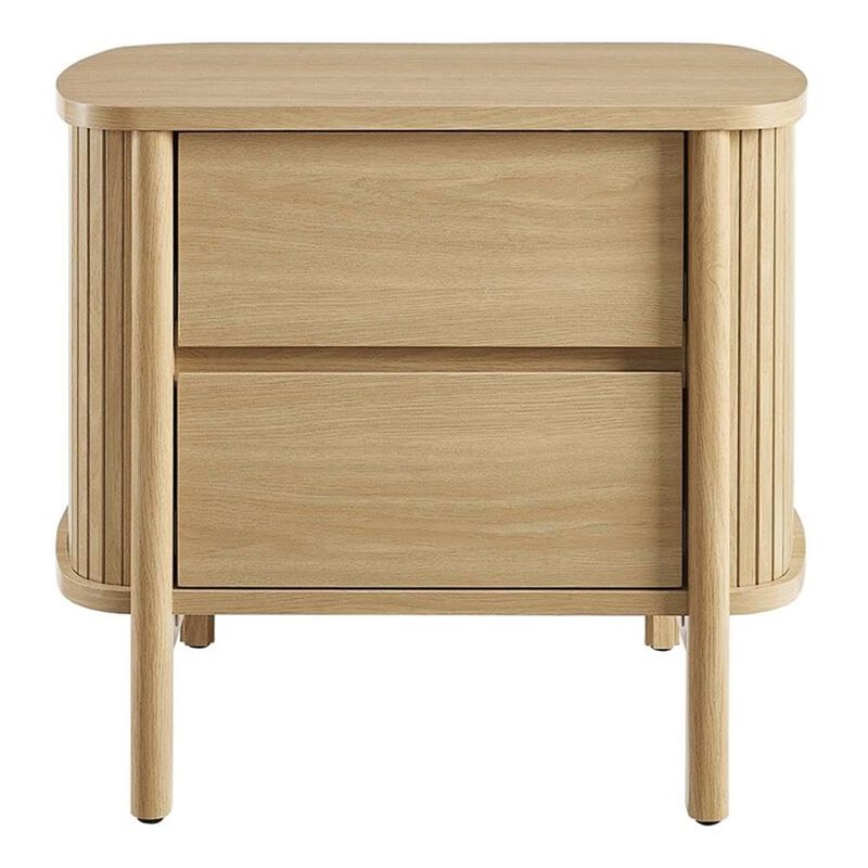 Cadence Fluted 2-Drawer Nightstand image number 5