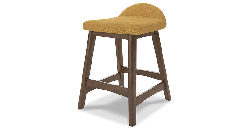 Lyncott Upholstered Counter Height Bar Stool (Set of 2) image number 2