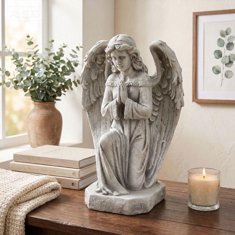Nirdko Angel Statue Weatherproof Cherub image number 2