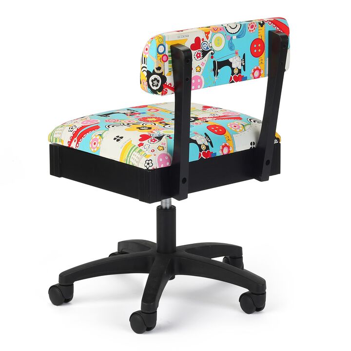 Hydraulic Sewing Chairs: Sew Wow, So Now! Print