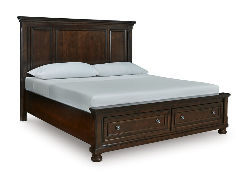 Porter Queen Panel Storage Bed image number 0