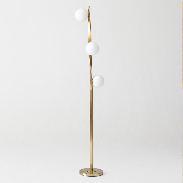 Nola Gold LED Floor Lamp