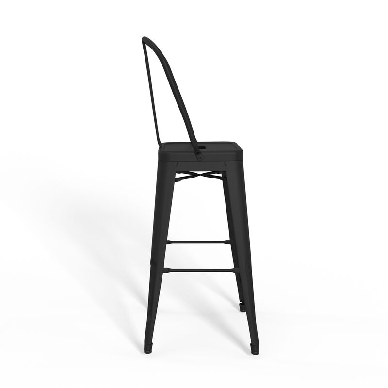 Fletcher 30 inch Metal Bar Stool (Set of 2)
